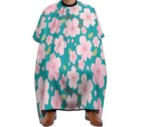 Barbers Cape Spring Pink Bloom Trees Cherry Flowers Art Salon Capes Apron Unisex Cape For Hair Cutting Hair Styling Cutting Gowns For Shampoo Coloring Styling Hairdressers 140X168Cm