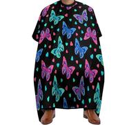 Barbers Cape Trippy Goth Magic Butterfly Salon Capes Apron Hair Styling Cape For Hair Cutting Unisex Cutting Gowns For Adults Hairdressers Shampoo 140X168Cm