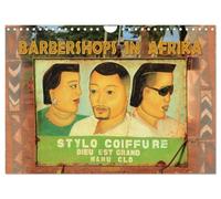 Barbershops in Afrika UK-Version (Wall Calendar 2026 DIN A4 Landscape), CALVENDO 12 Month Wall Calendar