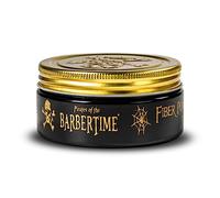 BARBERTIME Hair Styling Fiber Wax | Black Fiber Pomade Spider Shine Look | Long Lasting Formula Strong Hold 150 ml