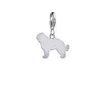 Barbet Silhouette Silver Charm