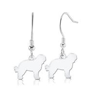 Barbet Silhouette Silver Earrings