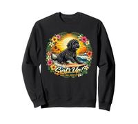 Barbet Water Dog Surfing Beach Sunset Holiday Sweatshirt