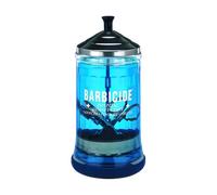 Barbicide Disinfectant Jar Stainless Steel Middle