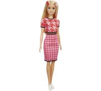 Barbie 169 Pink Top Blonde Hair Retro Clothes Matching Skirt