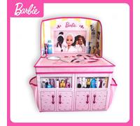 Barbie 2 in 1 Foldable Role Play Vanity Storage