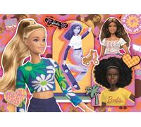 Clementoni Jigsaw Puzzle Barbie 104 Pieces - Supercolor Puzzle For Children 6-8 Years, Cartoon, Gift For Girls, Puzzle For Kids, Made In Italy, 25753