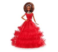 Barbie 2018 Holiday Doll 30th Anniversary with Elegant Red Gown & Accessories