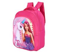 Barbie 37cm Deluxe Backpack Two Compartments with Padded Straps and Handle