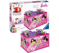 Barbie 3D Puzzle Storage Beauty Box 216 Piece Plastic Storage Box No Glue Needed
