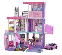 Barbie 60th Celebration DreamHouse Playset (3.75 ft) with 2 Exclusive Dolls, Car, Pool, Slide, Elevator, Lights & Sounds, 100+ Pieces, 3 Year Olds & Up