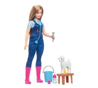 Barbie 65th Anniversary Doll & 10 Accessories, Farm Veterinarian Set (US IMPORT)