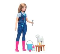 Barbie 65th Anniversary Doll & 10 Accessories, Farm Veterinarian Set (US IMPORT)