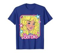 Barbie 70s Portrait with Stars T-Shirt, Men, Royal Blue, Small