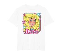 Barbie 70s Portrait with Stars T-Shirt, Men's Big and Tall, White, 6X Tall