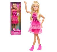 Barbie 71 cm Fashion Doll | Large Blonde Doll with Removable Shimmery Dress and Shoes, Poseable Arms and Legs, and Brushable Hair, Toddler Toys