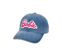 Barbie 870771 Barbie Logo Snapback Denim Hat, Blue