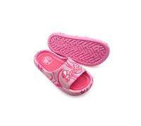 Barbie 874308-size9 Bright Pink Logo Womens Flip Flop Slide Sandals - Size 9