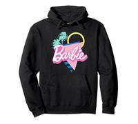 Barbie 90's Retro Logo - Bright Pink Pullover Hoodie