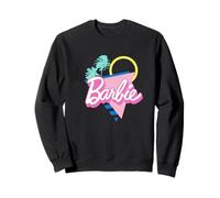 Barbie 90's Retro Logo - Bright Pink Sweatshirt