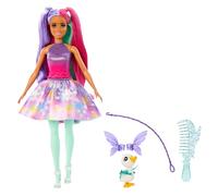 Barbie A Touch of Magic Doll & Accessories, The Glyph with Fantasy Outfit, Pet, Leash & Styling Accessories, JCW50