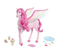 A Touch of Magic Pegasus, Pink Pegasus with Pink Hair and Rainbow Wings, Lights and Sounds, Toy Puppy, 10 Toy Accessories, Toys for Ages 3 and Up, One