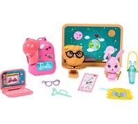 Barbie: My First Barbie Accessories Story Starter School Pack with Chalkboard & Classroom Pets Toys & Gifts for Little Kids 13.5-inch Scale