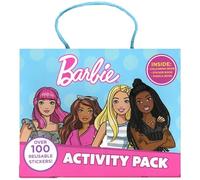 Barbie Activity Pack Barbie Movie Colouring Book Sticker Set Puzzle Fun Craft Activities Childrens Set in Carry Case