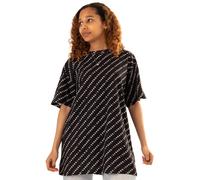 Barbie Oversized T-Shirt for Women | Ladies Doll All-Over Print White Black Logo | Clothes Merchandise