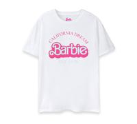 (XX-Large) Barbie Short Sleeved T-Shirt (Womens White)