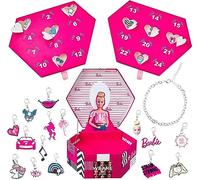 Barbie Advent Calendar 2023 | Christmas Jewellery Box Countdown Calendar for Girls | Includes Bracelet & Charm Gifts