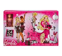 Barbie Advent Calendar with Blonde Barbie Doll and 23 Accessories