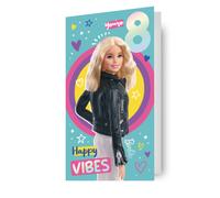 BARBIE BIRTHDAY CARD AGE 8 HAPPY 8TH BIRTHDAY CARD