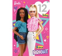 Barbie Age Sticker Birthday Card