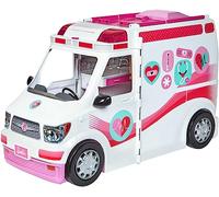Barbie Toys, Transforming Ambulance and Clinic Playset, 20+ Accessories, Care Clinic