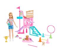 Barbie and Stacie to the Rescue Doll & Playset, Puppy Obstacle Course with Doll,