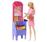 Barbie Malibu Doll With Market