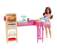 Barbie and Teresa Recipe for Friendship Teresa Fashion Doll & Kitchen Playset with 20+ Accessories Including Color-Change Cookies, JCT06