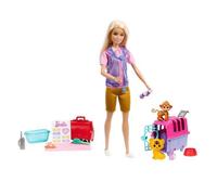 Barbie Animal Rescue & Recovery Doll Pretend Play Animal Interactive Playset