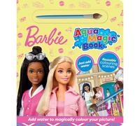 Barbie Aqua Magic Book - Reusable Water Colouring for Kids - 8 Pages of Mess-Free Painting - Includes Paintbrush - Creative Fun for Ages 3+