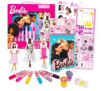 Barbie Art Set for Girls - Bundle with Arts and Crafts Supplies, Notebook, Stickers, Coloring Utensils, More | Barbie Craft Kit for Kids