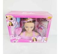 Barbie Barbie Doll Styling Head Dark Brown Hair Colour Change Clips Girls Gift