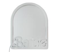 Paladone Barbie LED Neon Light Up Wall Mirror, Officially Licensed Mattel Home & Bedroom Décor for Girls, Teenagers, Women, Pink USB Powered Lamp