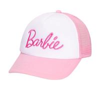 Barbie Baseball Cap for Women - Soft Cotton Womens Cap with Curved Brim - Adjustable Snapback Hot Pink Baseball Cap, Pink and White, One Size