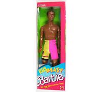 Barbie Beach Blast Steven Doll African / American Mattel 1988