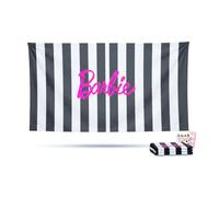 Barbie Beach Towel Set - Bundle with 30" x 60" Soft Cotton Pool Towel Plus Stickers, More | Barbie Beach Towel for Kids, Girls, Adults