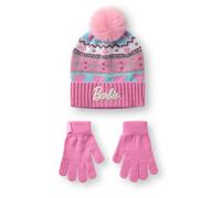 Barbie Beanie and Gloves Set | Girls Pink | Official Merch