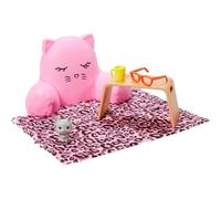 Barbie Big Pink Cat Set Animals with Kitten & Accessories