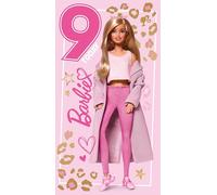 BARBIE BIRTHDAY CARD AGE 9 HAPPY 9TH BIRTHDAY CARD