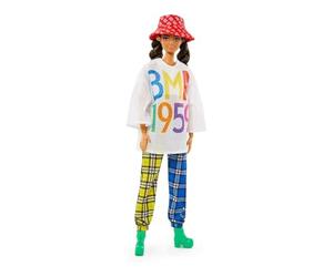 Barbie BMR1959 Doll - Mesh T-Shirt, Plaid Jogger & Bucket Hat